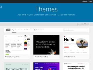 Screenshot sito: Wordpress.org Themes