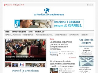 Screenshot sito: La Previdenza Complementare
