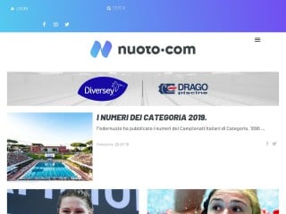 Screenshot sito: Nuoto.com