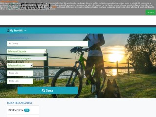 Screenshot sito: TrovoBici.it