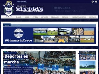 Screenshot sito: Gimnasia La Plata