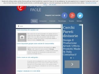 Screenshot sito: Computer-Facile.com
