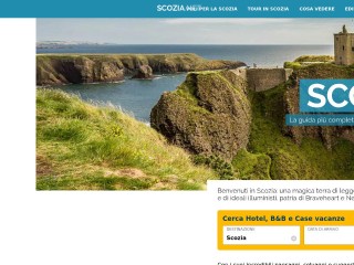 Screenshot sito: Scozia.net