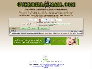 Guerrilla mail