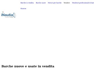 Screenshot sito: INautia.it
