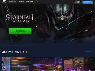 Screenshot sito: Stormfall Age Of War