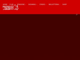 Screenshot sito: Piacenza