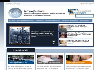 Screenshot sito: Informanziani.it