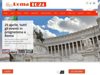 Screenshot sito: RomaTg24.it