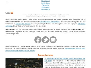 Screenshot sito: Mora-foto.it