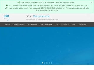 Screenshot sito: Star Watermark