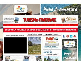 Screenshot sito: Turismo Itinerante
