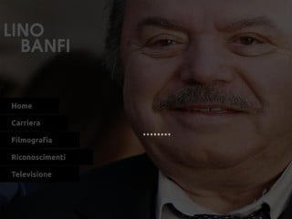 Screenshot sito: Lino Banfi