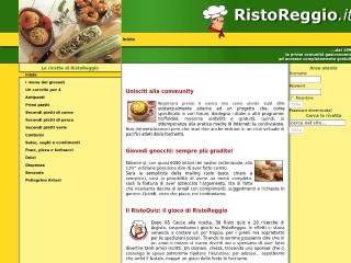 Screenshot sito: Ristoreggio