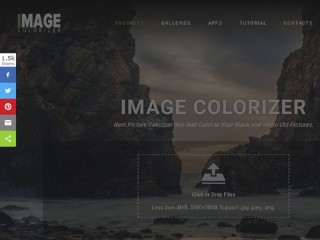 Screenshot sito: Image Colorizer