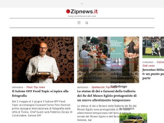 Screenshot sito: Zipnews