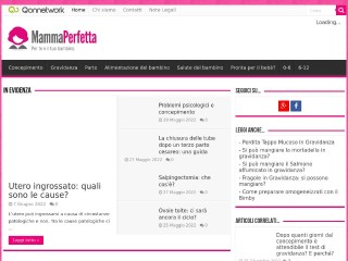 Screenshot sito: Mamma Perfetta