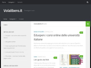 Screenshot sito: Volalibero.it