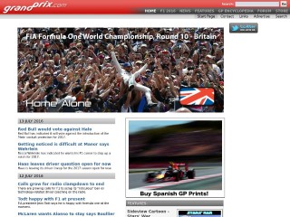 Screenshot sito: GrandPrix.com