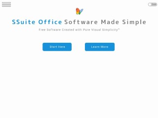 Screenshot sito: SSuite Office