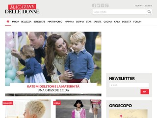 Screenshot sito: Magazine delle Donne