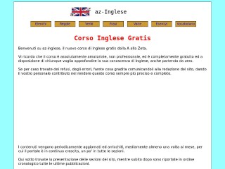 Screenshot sito: AZ-inglese.it