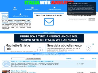 Screenshot sito: Italia Web Annunci