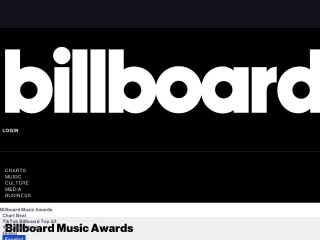 Screenshot sito: Billboard Music Awards