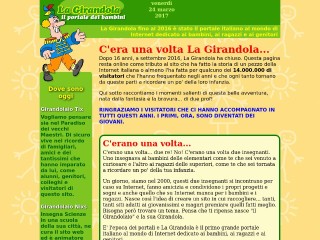 Screenshot sito: La Girandola
