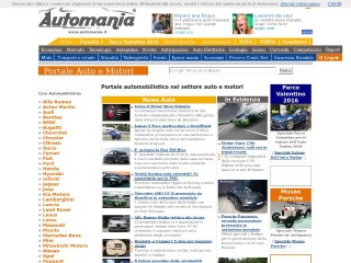 Screenshot sito: Automania.it