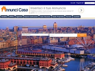 Screenshot sito: Annunci-Casa.com