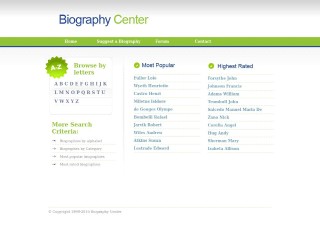 Biography Center