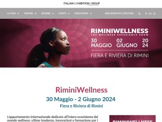 Screenshot sito: Rimini Wellness