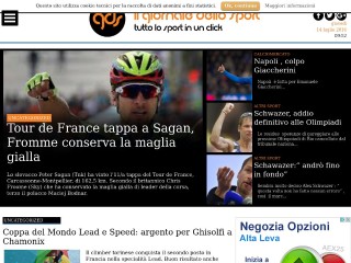 Screenshot sito: Il Giornale dello Sport