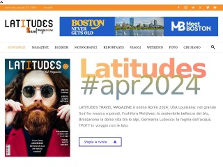 Screenshot sito: Latitudes