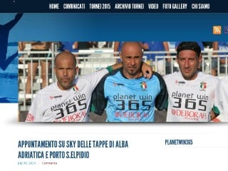 Screenshot sito: Italiabeachsoccer.com
