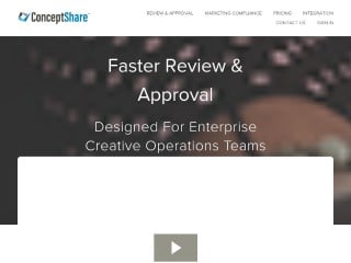 Screenshot sito: Conceptshare.com