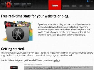 Screenshot sito: Whos.amung.us