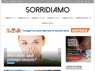 Screenshot sito: Sorridiamo.info