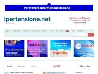 Screenshot sito: Ipertensione.net