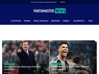Screenshot sito: FantaMaster