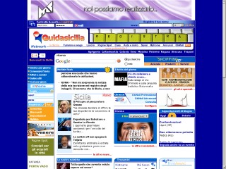 Screenshot sito: Guida Sicilia