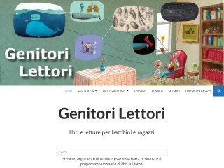 Screenshot sito: Genitori Lettori