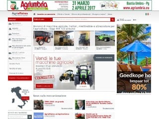 Screenshot sito: Agriaffaires