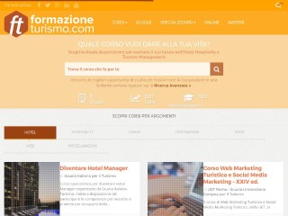 Screenshot sito: CorsiTurismo.it