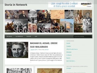 Screenshot sito: Storia in Network
