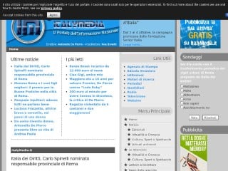 Screenshot sito: ItalyMedia