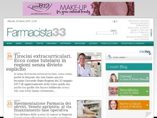 Screenshot sito: Farmacista33.it