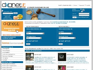 Screenshot sito: Oxanet.it