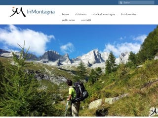 Screenshot sito: InMontagna.Blog